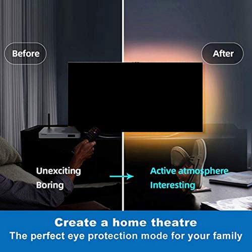 Luzes Led Com Sincronização De Música Que Muda De Cor