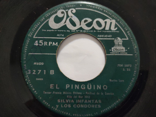 Vinilo Single De Silvia Infanta Y Los Condores  El Pin( E72