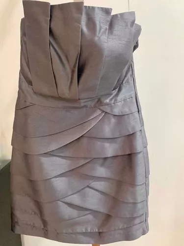 Vestido Corto Strapless Color Plateado en venta en San Luis Potosí San Luis  Potosí por sólo $   Mexico