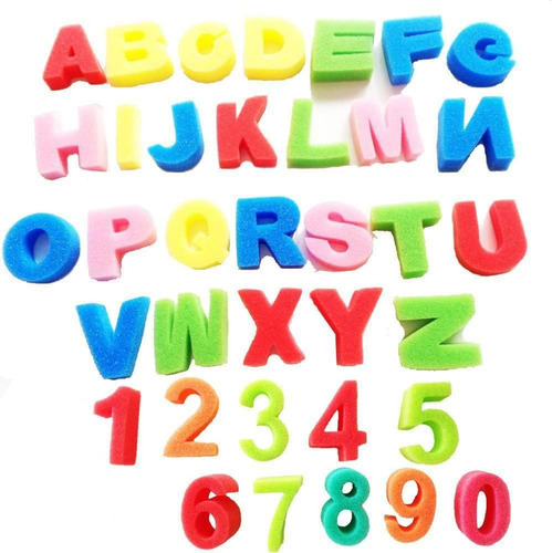 Artist Studio Alfabeto Y Números Esponjas Modelo, 36 P...