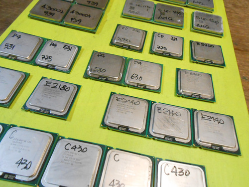 Lote 30 Micro Procesadores Amd Intel - 775 Am2 Funcionando (Usado)