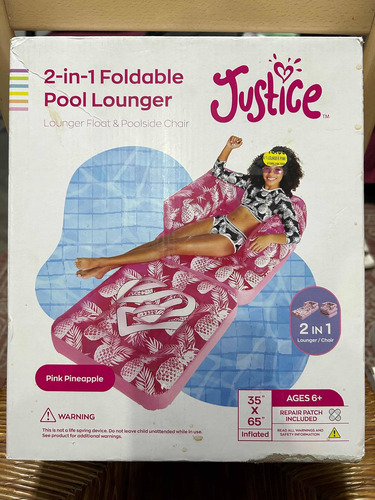 Flotador Para Piscina 2 En 1 Justice (Usado)