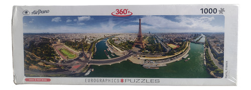 Rompecabezas Paris 360 G Torre Effiel 1,000 Pz Eurographics