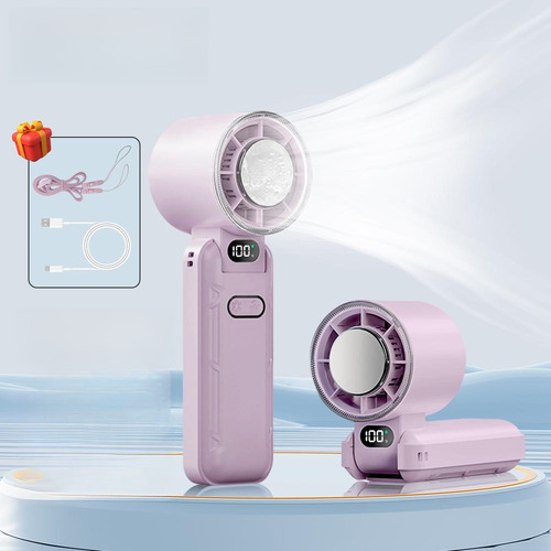 Miniventilador Turbo Jet De 6000 Mah, Recargable, Portátil