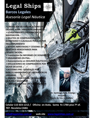 Asesoria Legal Nautica- Desafectacion Y Reclamos Prefectura