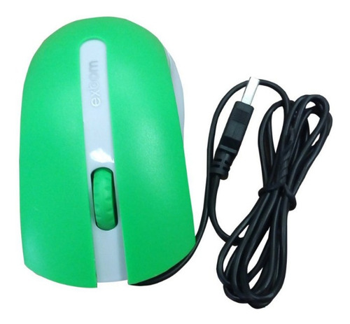 Mouse Gamer Usb Color 3d 1000 Dpi Verde