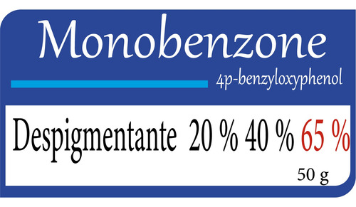 Crema Aclarante  Monobenzona 20%,40%,65% Permanente