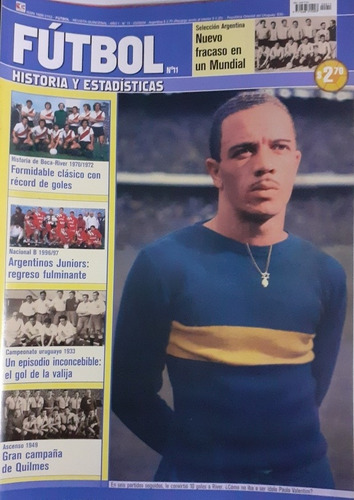 Fútbol Historia Y Estadistica 11 Paulo Valentim Boca,detalle