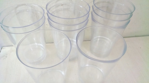 Copo Acrílico 200ml Cristal Reforçado - 100 Unidades