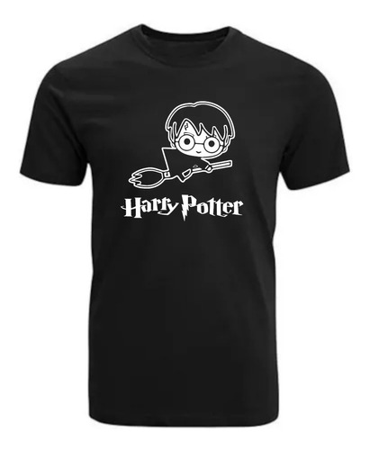 Polera Estampada De Harry Potter, Magia, Libros Romanosmodas