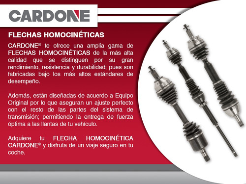 1 Flecha Homocinética Delantera Der Eclipse L4 2.0l 96 Al 99