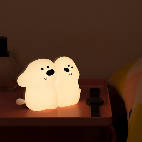 Luz De La Noche De Cachorros Regalos Portátiles Lámpara De