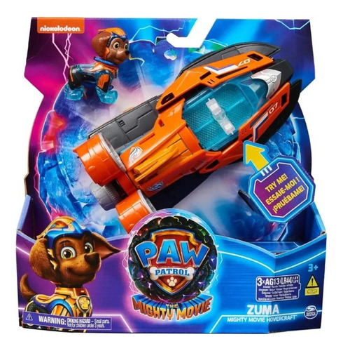 Vehículo Paw Patrol Zuma 20143012 Color Naranja