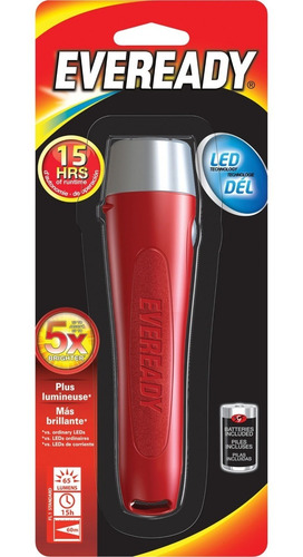Imagen 1 de 7 de Linterna Led Eveready General Purpose + 2 Pilas Aa Incluidas