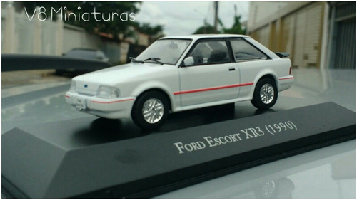  Miniatura Ford Escort Xr3 1990 Carros Inesquecíveis Do Bras