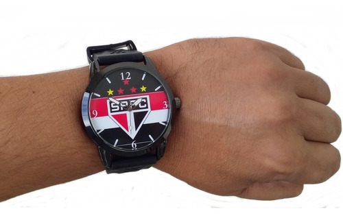 Kit 4 Relógio São Paulo Pulso Masculino Barato Personalizado
