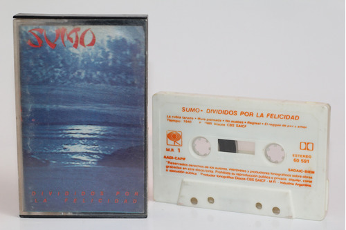 Cassette Sumo Divididos Por La Felicidad 1985