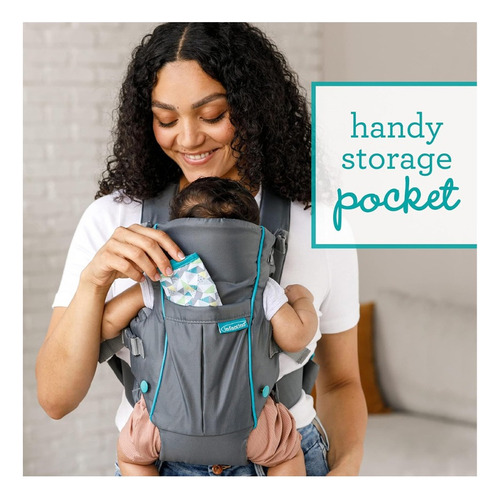 Canguro Infantino 2 En 1 Ergonómico Convertible Porta Bebe