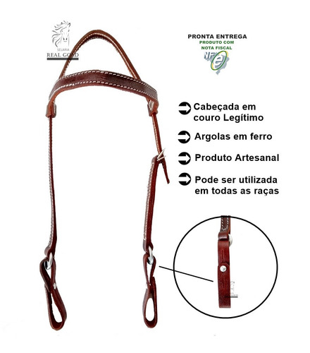 Cabeçada Para Cavalo Égua Várias Cores Alta Qualidade Oferta