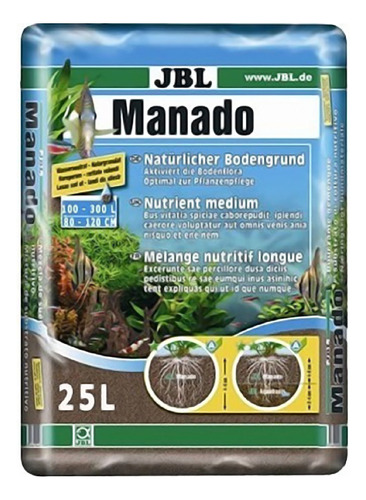 Substrato Fertil P/ Aquários Jbl Manado 25l Aquário Plantado