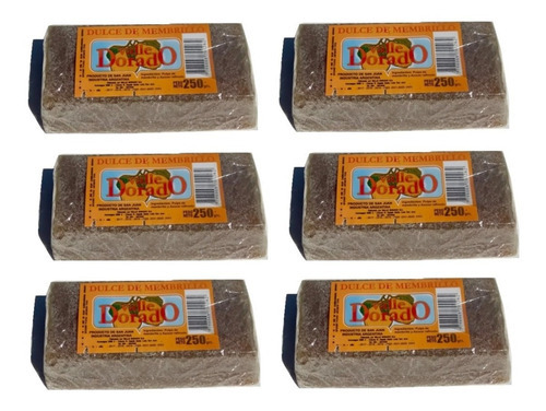 Dulce de membrillo sin TACC en bolsa 250g pack x 6