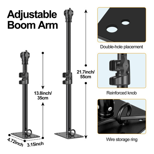 Emart Soporte Pared Para Estudio Fotografia Adaptador 1