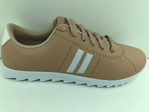 Tênis Feminino Moleca Tratorado 5632.100 Nude Liquida