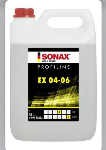 Sonax Ex 04-06 Pulimento De Corte Medio Y Abrillantado 5ltro