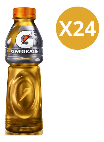 Gatorade Manzana 500ml X24 Zetta Bebidas