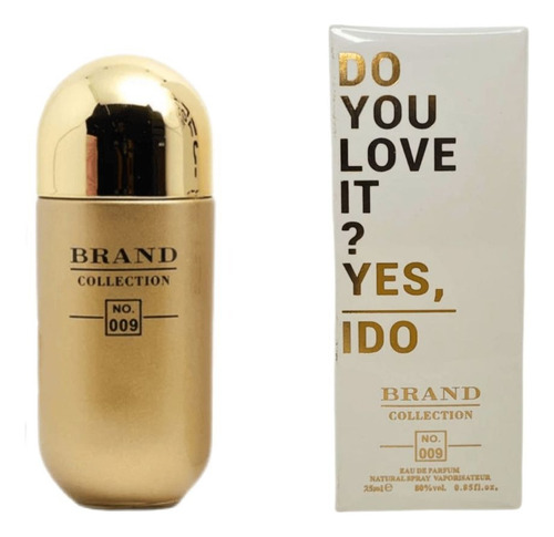 Perfume Brand Collection Inspiração 212 Vip N.009 Eau De Parfum 25 Ml