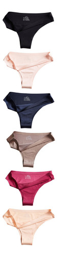 6 Bragas De Bikini De Seda Helada Para Mujer, Cómodas Para Y
