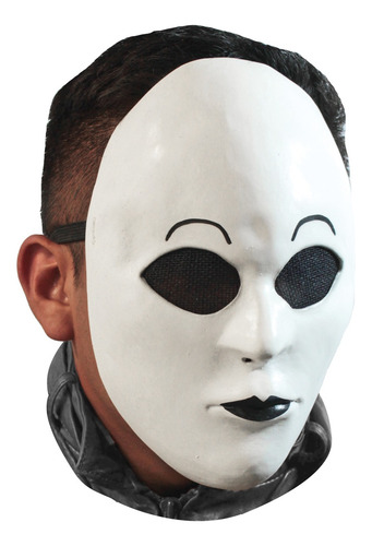 Máscara De Terror White Mask Halloween Creepypasta Blanco