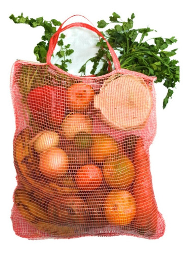 Imagen 6 de 6 de Bolsa De Mercado (malla/marquisette) Para Frutas Y Verduras