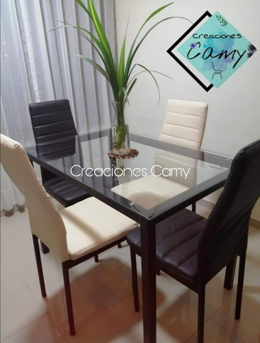 Juego De Comedor 4, 6 Y 8 Sillas, Estructura De Tubos