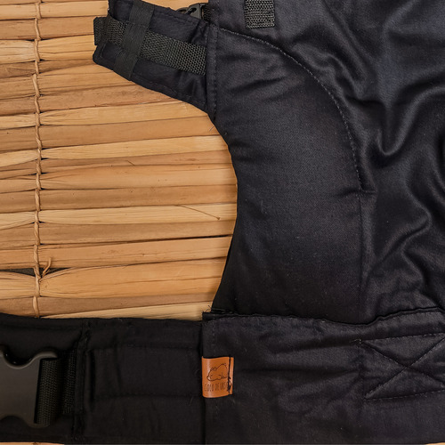 Mochila Evolutiva Canguru Ergonômico Bebê | Colo De Urso Preta