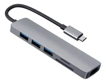 Comprar Hubs Tipo-c Hub -adaptador Para 4k 3 Usb Ranura Lector Tf