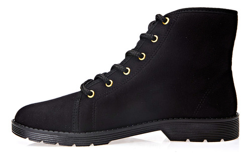 Bota Feminina Coturno Cano Médio Moleca