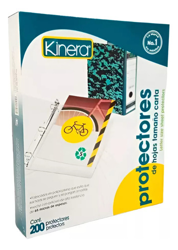 Kit 200 Piezas Protector De Hoja Kinera 360 Azor Con Ceja
