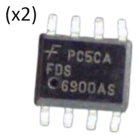 Transistor Mosfet Smd Fds6900as Canal N Sop-8 (pack 2 )