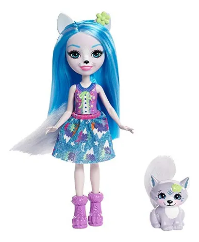 Muñeca Winsley Wolf Y Figura De Soldado De Enchantimals