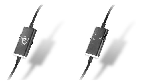 Imagen 2 de 2 de Auriculares gamer MSI IMMERSE GH20 negro
