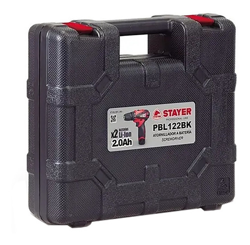 Imagen 5 de 6 de Taladro Atornillador Stayer 12v Con 2 Baterias 2ah Y Maletín