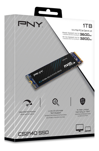 Pny Ssd M.2 Nvme Gen4 Cs2140 1tb