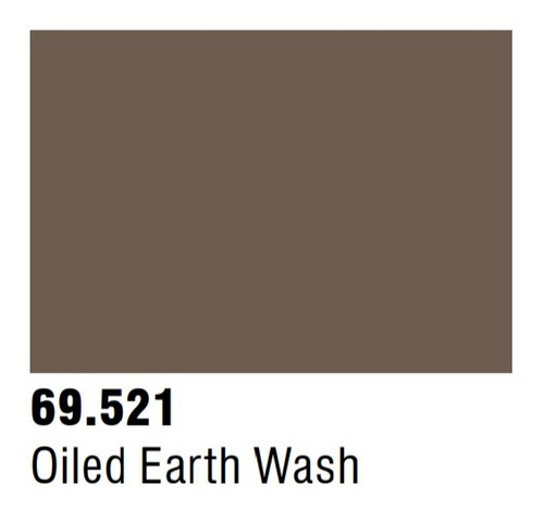 Vallejo 69521 Oiled Earth Wash Weathering Mecha Tinta 17ml