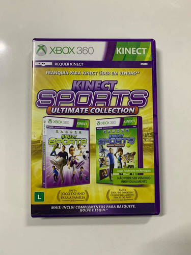 Jogo Xbox 360 Kinect Sports Ultimate Collection Original