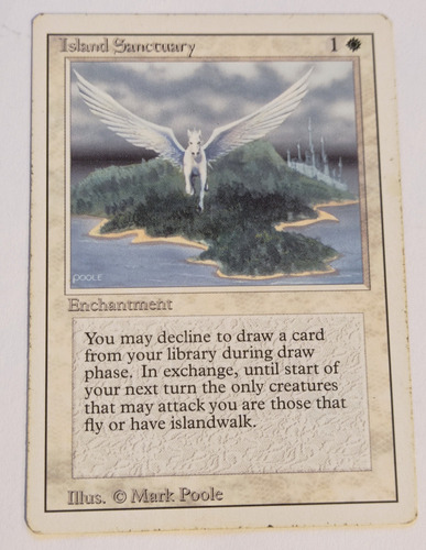 Carta Magic Island Sanctuary [revised 3ed] Mtg Enchantment