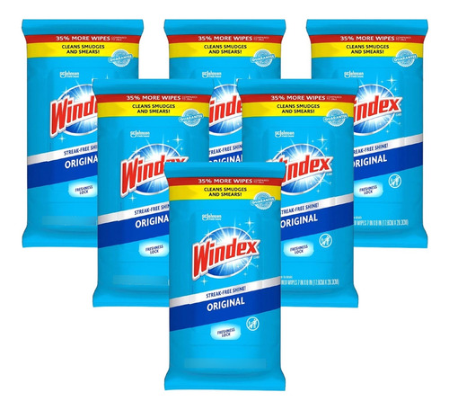 Windex  - Toallitas Para Limpiar Vidrios Y Superficies, Las.