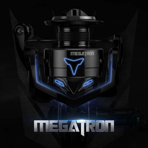 Carrete Giratorio Kastking Megatron 71 Bb Agua Dulce Y Salad Negro Izquierdo