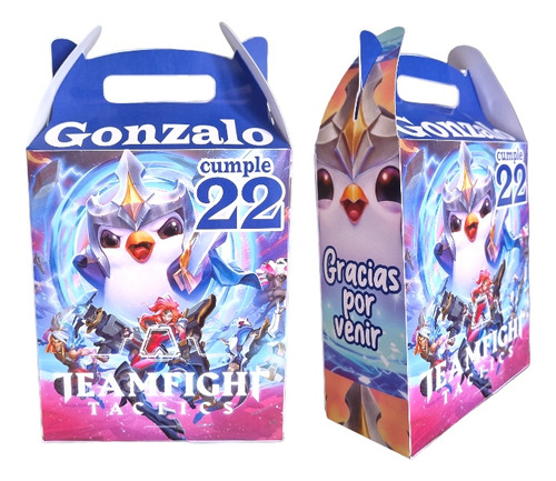 Caja Para Dulces O Sorpresa Personaliz Teamfight Tactics X6u