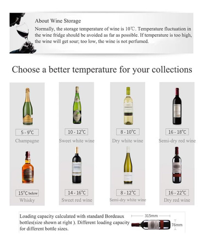 Cava De Vinos Refrigeración Bebidas 28 Botellas